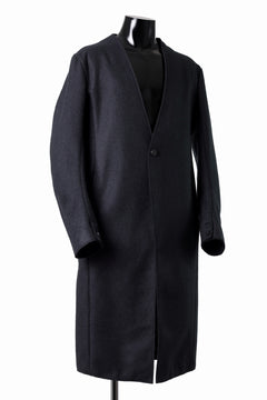 Load image into Gallery viewer, incarnation LAPELLESS LONG JACKET JJK-1L / SOFT MELTON (T92)