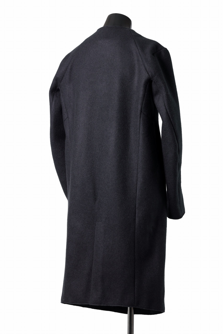 Load image into Gallery viewer, incarnation LAPELLESS LONG JACKET JJK-1L / SOFT MELTON (T92)