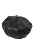 画像をギャラリービューアに読み込む, ISAMU KATAYAMA BACKLASH LEATHER BERET / JP-STEER SOFT SHRINK (BLACK)