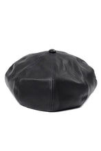 画像をギャラリービューアに読み込む, ISAMU KATAYAMA BACKLASH LEATHER BERET / JP-STEER SOFT SHRINK (BLACK)