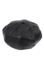 画像をギャラリービューアに読み込む, ISAMU KATAYAMA BACKLASH LEATHER BERET / JP-STEER SOFT SHRINK (BLACK)