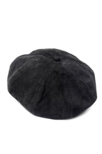 Load image into Gallery viewer, ISAMU KATAYAMA BACKLASH LEATHER BERET / KANGAROO SUEDE (BLACK)
