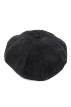 Load image into Gallery viewer, ISAMU KATAYAMA BACKLASH LEATHER BERET / KANGAROO SUEDE (BLACK)
