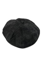 Load image into Gallery viewer, ISAMU KATAYAMA BACKLASH LEATHER BERET / KANGAROO SUEDE (BLACK)