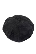 Load image into Gallery viewer, ISAMU KATAYAMA BACKLASH LEATHER BERET / KANGAROO SUEDE (BLACK)