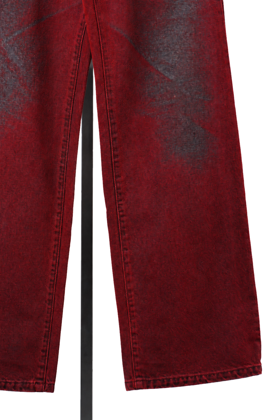 画像をギャラリービューアに読み込む, LITTLEBIG Flocked Denim Pants (RED)
