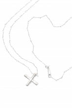 Load image into Gallery viewer, m.a+ cross pendant 60cm chain / AC60/C5/AG (SILVER)
