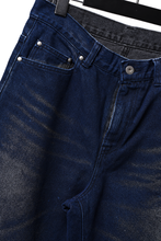 Load image into Gallery viewer, LITTLEBIG Flocked Denim Pants (BLUE)