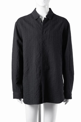 forme d'expression Minimal Outer Shirt / B95F (Off Black)
