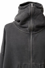 画像をギャラリービューアに読み込む, entire studios FULL ZIP SWEAT PARKA (WASHED BLACK)