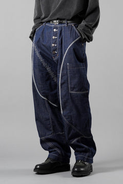 画像をギャラリービューアに読み込む, YUTA MATSUOKA craft pants / military denim (indigo blue)