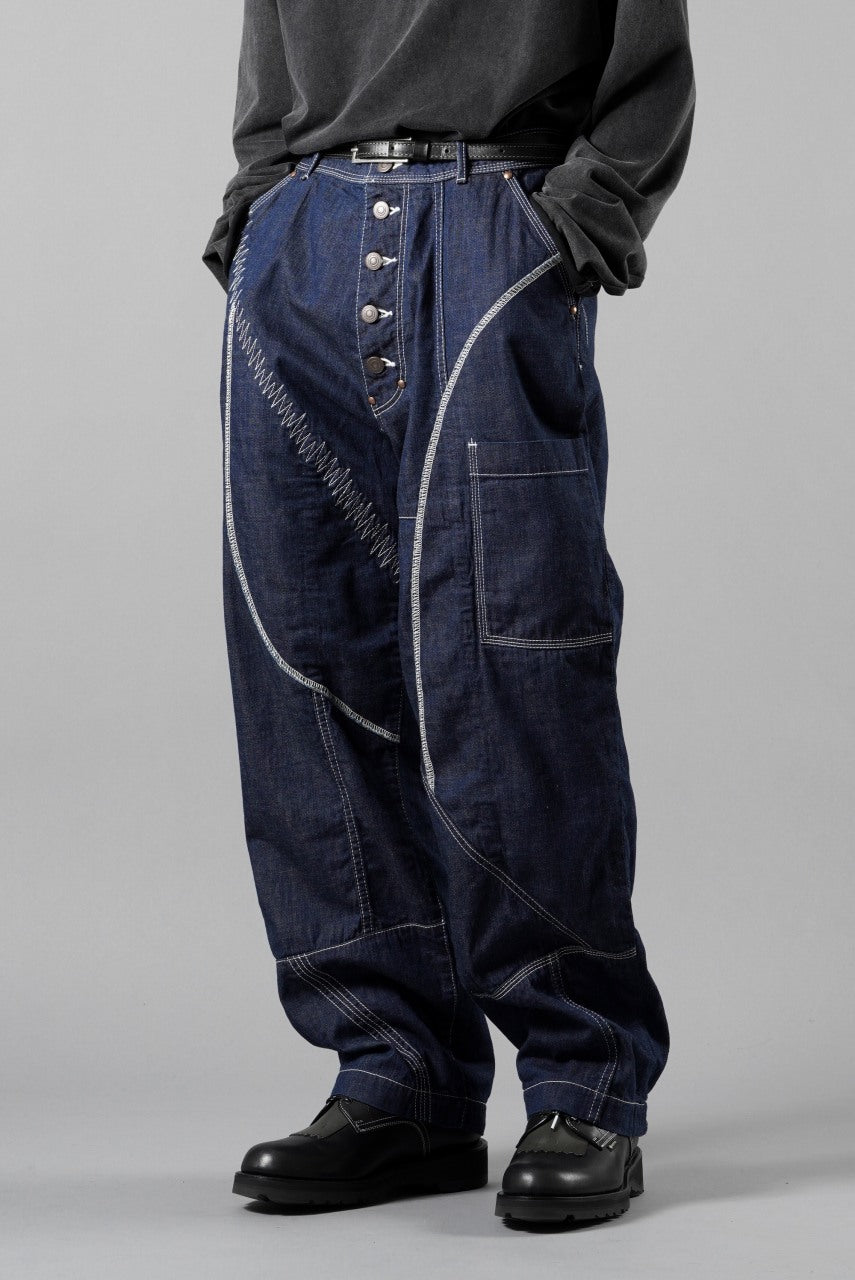 画像をギャラリービューアに読み込む, YUTA MATSUOKA craft pants / military denim (indigo blue)