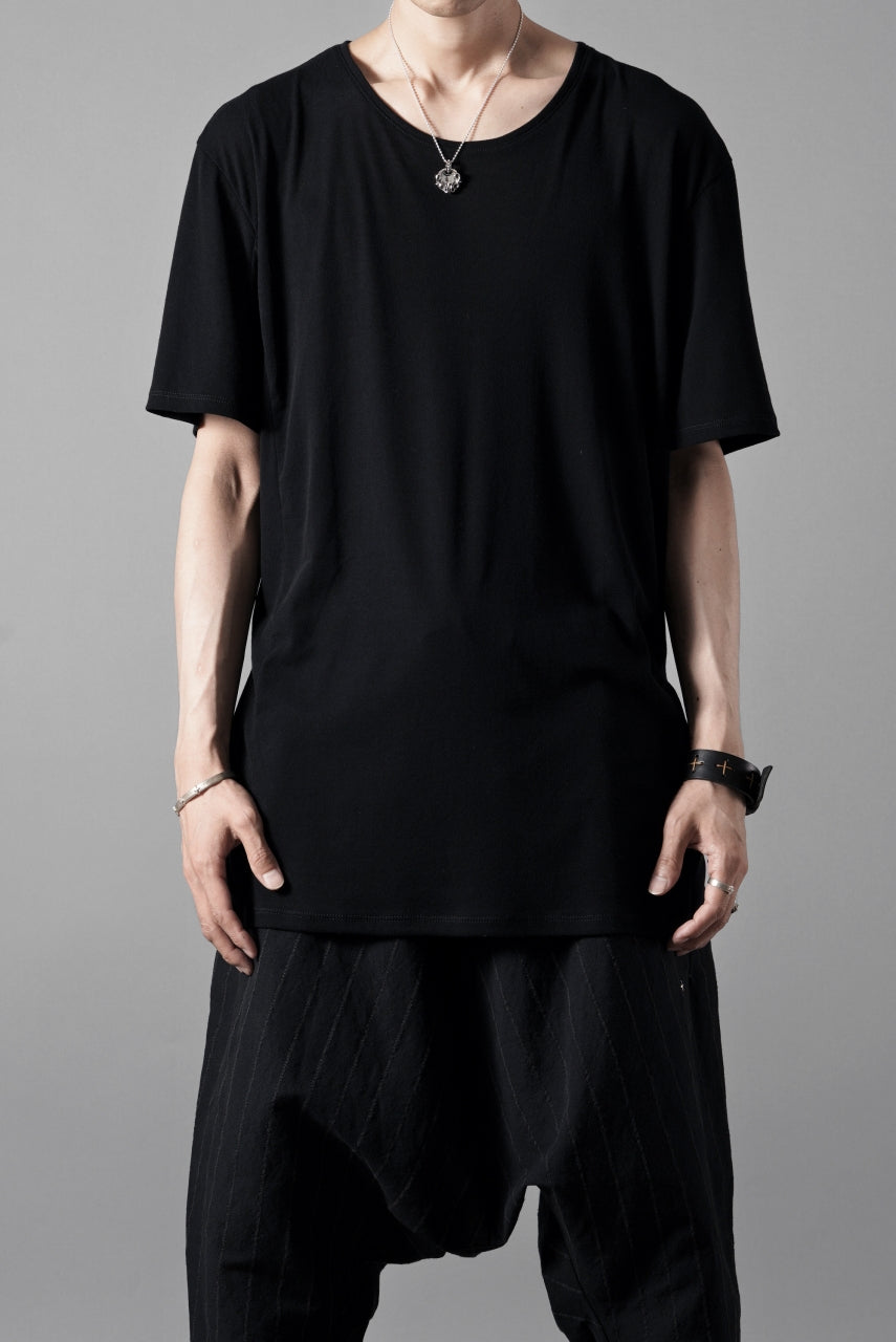 Load image into Gallery viewer, black crow x LOOM exclusive short sleeve tops / supima cotton jersey (BLACK)