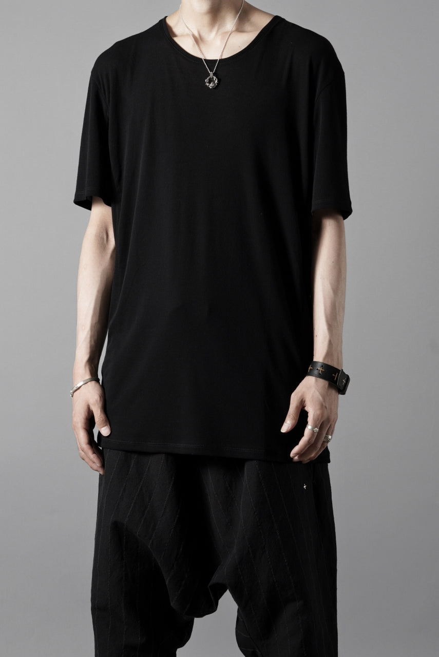 Load image into Gallery viewer, black crow x LOOM exclusive short sleeve tops / supima cotton jersey (BLACK)