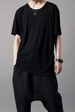 Load image into Gallery viewer, black crow x LOOM exclusive short sleeve tops / supima cotton jersey (BLACK)