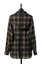 Load image into Gallery viewer, A.F ARTEFACT LOOSEY-FIT SHIRTS / PLAID PATTERNED (BLACK×YELLOW)