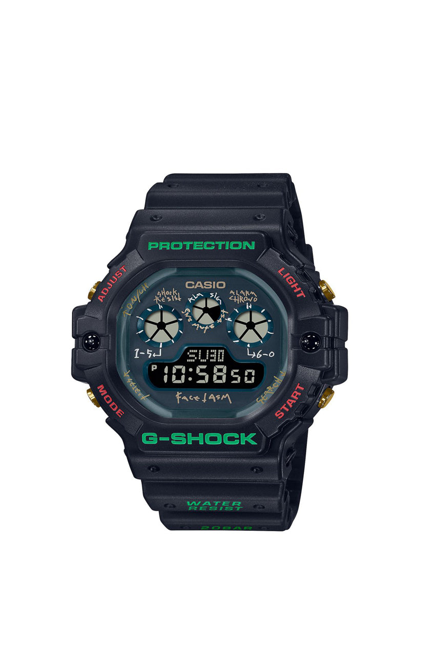 FACETASM×G-SHOCK DIGITAL WATCH DW-5900FA (BLACK)の商品ページ