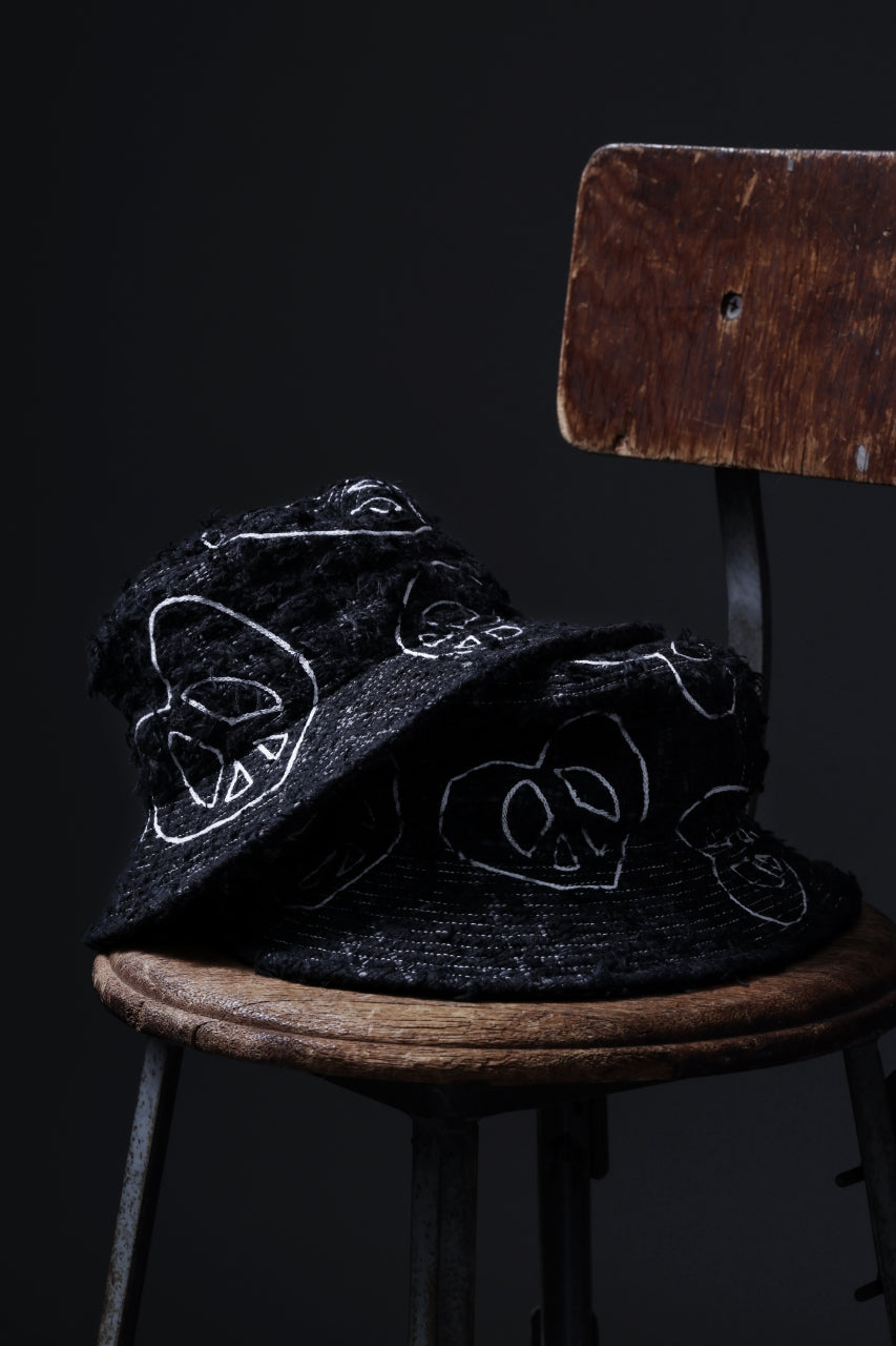 READYMADE TWEED BUCKET HAT (BLACK #B)