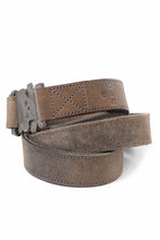 Load image into Gallery viewer, ierib detachable buckle belt / horse cordovan leather (GREY)