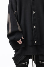 画像をギャラリービューアに読み込む, A.F ARTEFACT GEO PATTERN COTTON KNIT CARDIGAN /  (BLACK x BROWN)