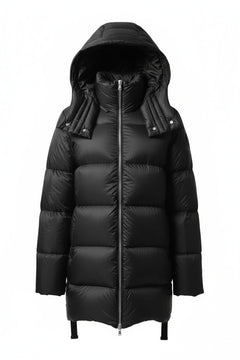 Load image into Gallery viewer, A.F ARTEFACT DUVET-VERTICAL DOWN JACKET (BLACK)