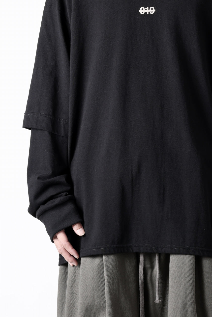 画像をギャラリービューアに読み込む, A.F ARTEFACT LAYERED LONG SLEEVE TOPS / PRINT TYPE-A (BLACK)