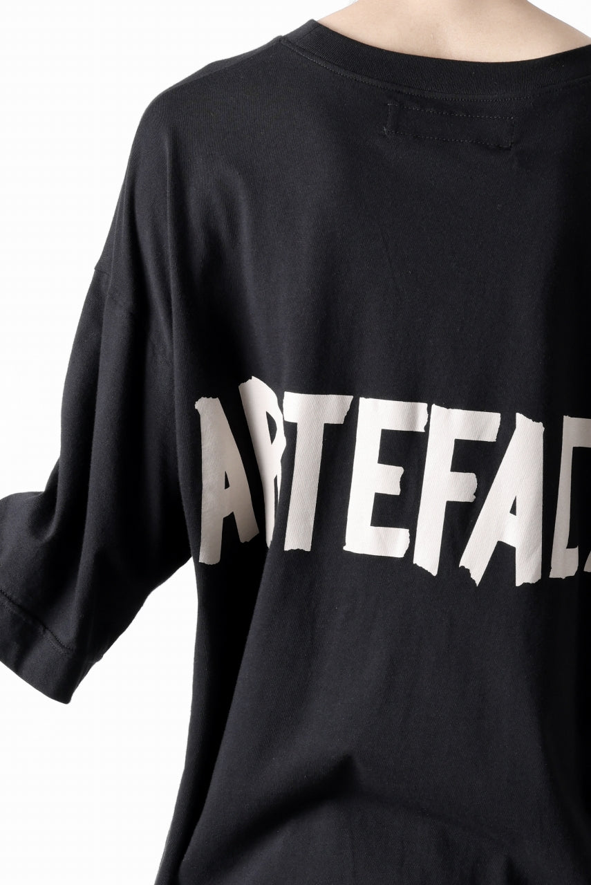 A.F ARTEFACT LAYERED LONG SLEEVE TOPS / PRINT TYPE-A (BLACK)