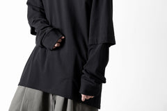 画像をギャラリービューアに読み込む, A.F ARTEFACT LAYERED LONG SLEEVE TOPS / PRINT TYPE-A (BLACK)