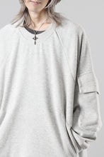 画像をギャラリービューアに読み込む, A.F ARTEFACT FLAP POCKET RAGLAN TOP / COPE KNIT JERSEY (LIGHT GREY)