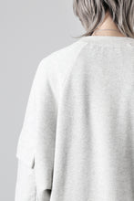 画像をギャラリービューアに読み込む, A.F ARTEFACT FLAP POCKET RAGLAN TOP / COPE KNIT JERSEY (LIGHT GREY)