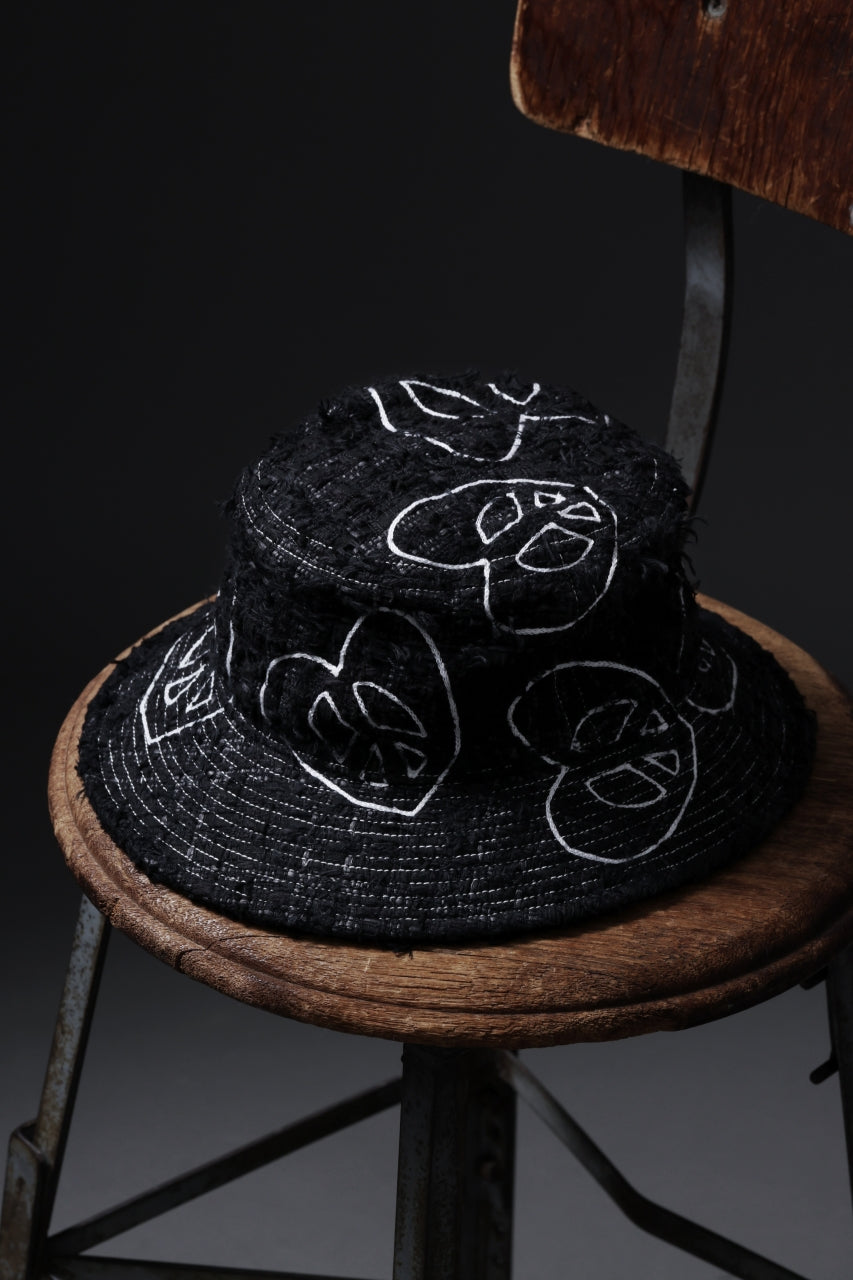 READYMADE TWEED BUCKET HAT (BLACK #A)