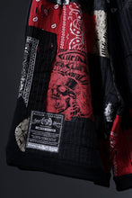 Load image into Gallery viewer, MASSIMO SABBADIN FULL BORO STYLE BASKET SHORTS (BLACK x RED #B)