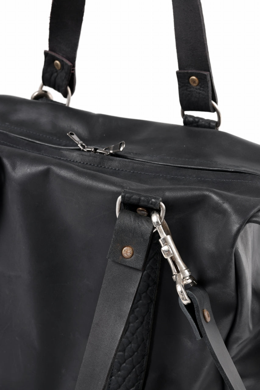 ierib exclusive Dr-Bag Small wt. Strap Belt / Horse Nubuck Leather (BLACK)