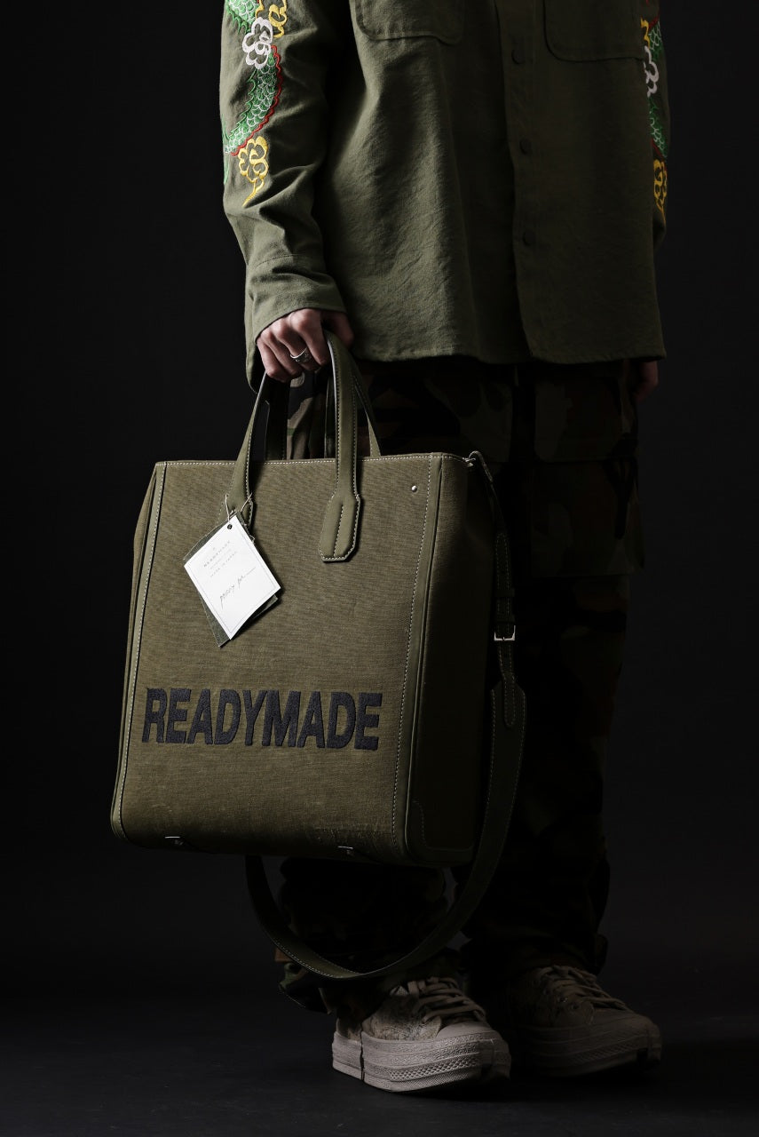 一番人気物 READYMADE レディーメイドPEGGY KHAKI BAG トートバッグ ...