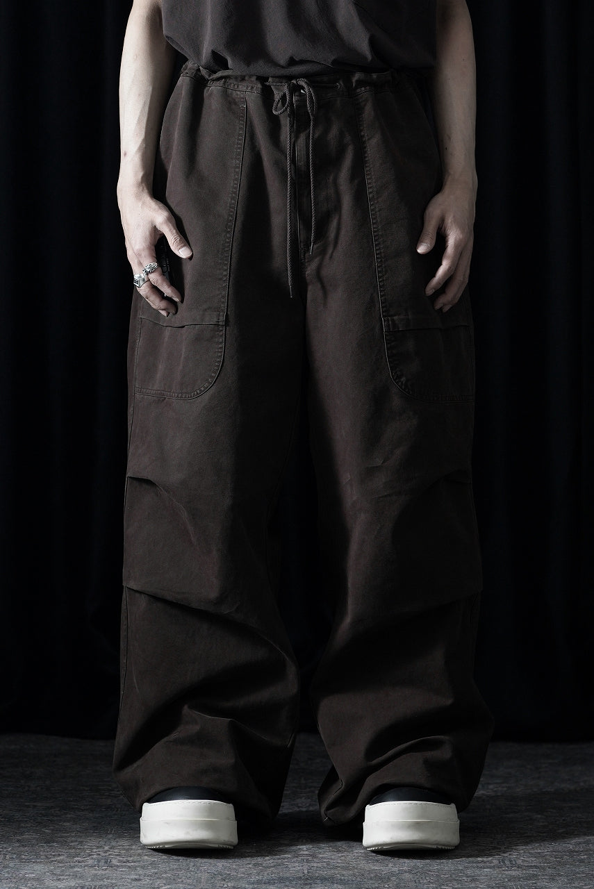 画像をギャラリービューアに読み込む, entire studios BARREN CARGO TROUSERS (BRUNETTE)