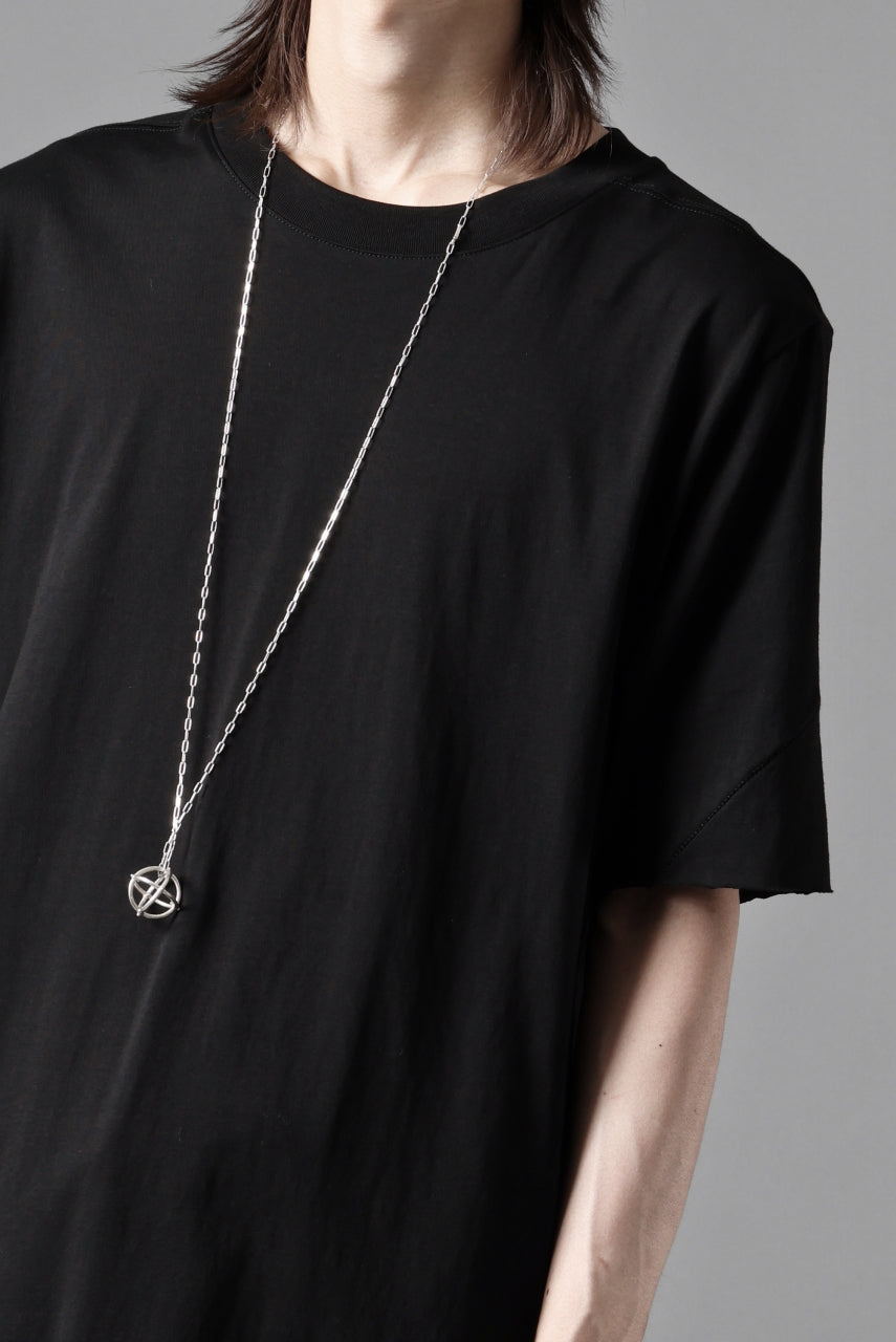 画像をギャラリービューアに読み込む, thom/krom STITCHING BASIC FIT T-SHIRT / SILKY COTTON JERSEY (BLACK)