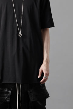 画像をギャラリービューアに読み込む, thom/krom STITCHING BASIC FIT T-SHIRT / SILKY COTTON JERSEY (BLACK)