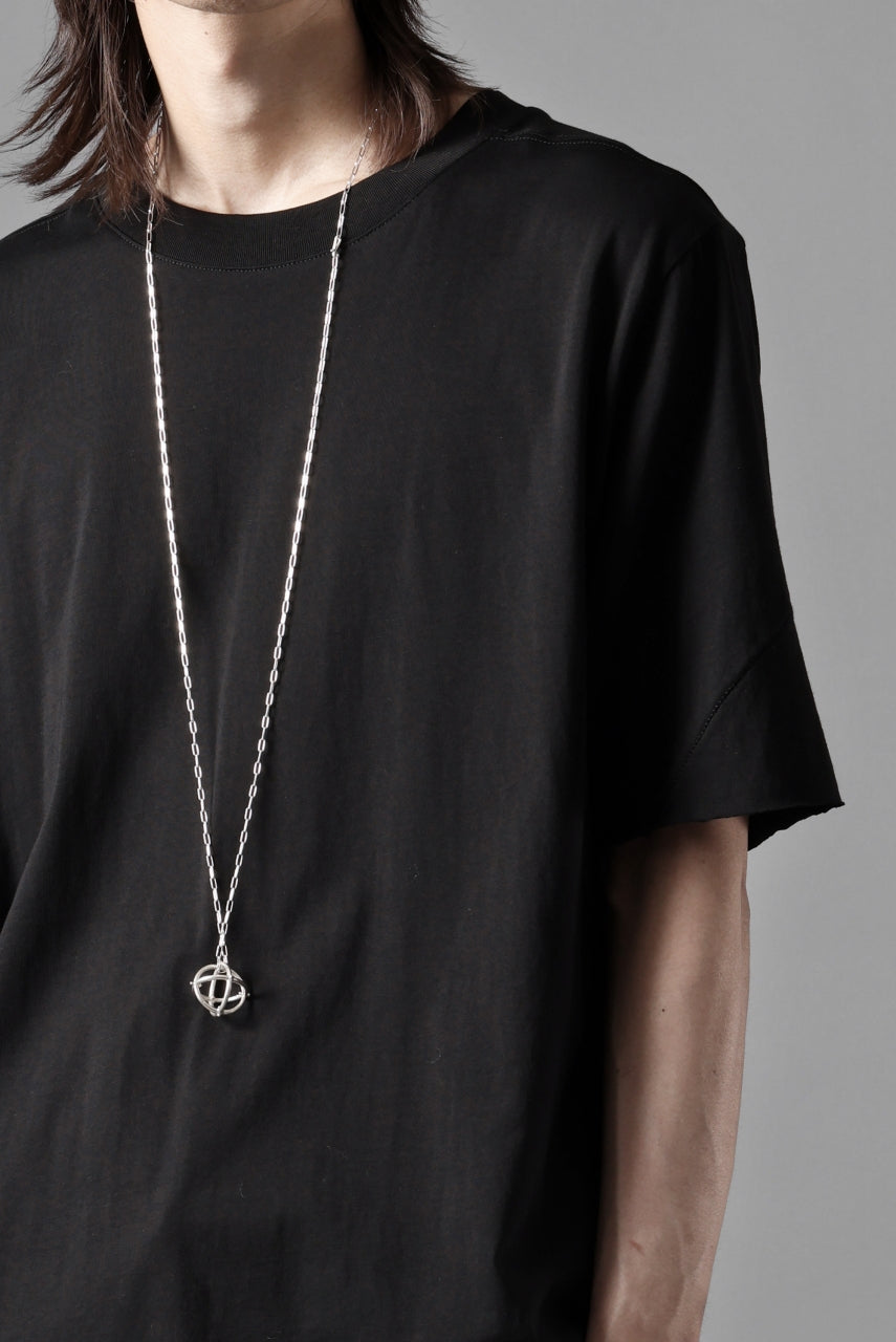 画像をギャラリービューアに読み込む, thom/krom STITCHING BASIC FIT T-SHIRT / SILKY COTTON JERSEY (BLACK)