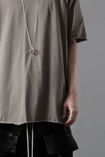 画像をギャラリービューアに読み込む, thom/krom STITCHING BASIC FIT T-SHIRT / SILKY COTTON JERSEY (ROCK)