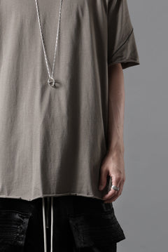 画像をギャラリービューアに読み込む, thom/krom STITCHING BASIC FIT T-SHIRT / SILKY COTTON JERSEY (ROCK)