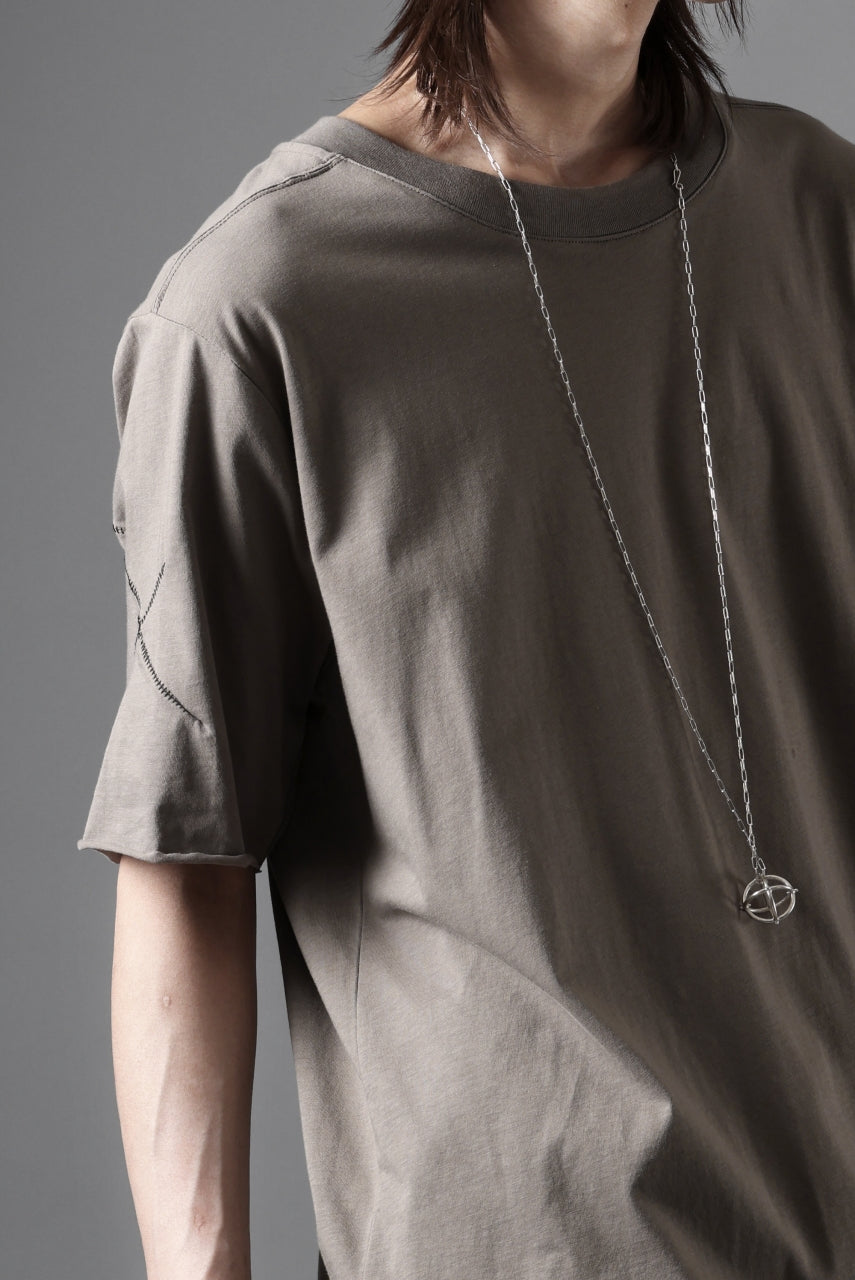 画像をギャラリービューアに読み込む, thom/krom STITCHING BASIC FIT T-SHIRT / SILKY COTTON JERSEY (ROCK)
