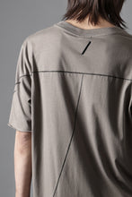 画像をギャラリービューアに読み込む, thom/krom STITCHING BASIC FIT T-SHIRT / SILKY COTTON JERSEY (ROCK)