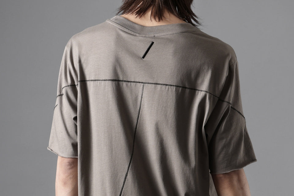 画像をギャラリービューアに読み込む, thom/krom STITCHING BASIC FIT T-SHIRT / SILKY COTTON JERSEY (ROCK)