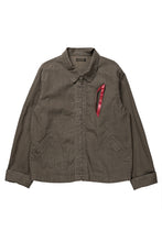 画像をギャラリービューアに読み込む, BROWN'S BEACH DUCK ZIP UP SPORT JACKET (OLIVE)