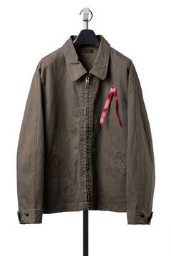 画像をギャラリービューアに読み込む, BROWN'S BEACH DUCK ZIP UP SPORT JACKET (OLIVE)