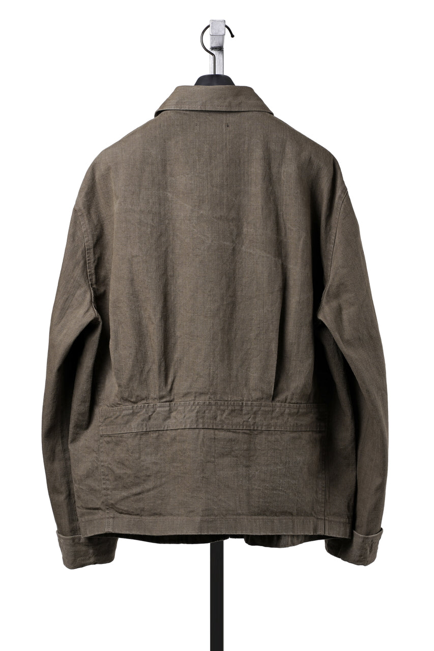 画像をギャラリービューアに読み込む, BROWN'S BEACH DUCK ZIP UP SPORT JACKET (OLIVE)