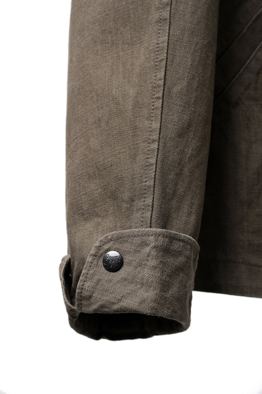 画像をギャラリービューアに読み込む, BROWN'S BEACH DUCK ZIP UP SPORT JACKET (OLIVE)