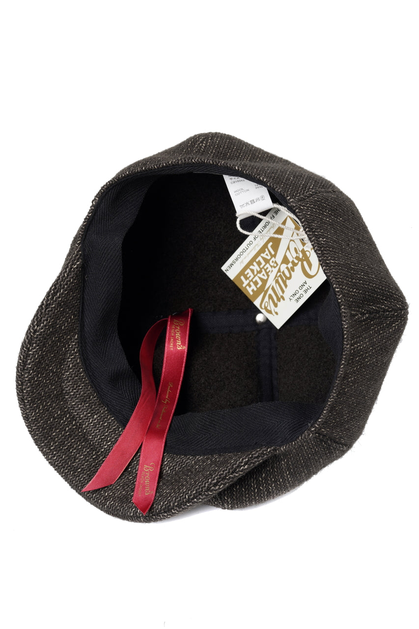 画像をギャラリービューアに読み込む, BROWN'S BEACH BBJ-032 WORKER CASQUETTE (OXFORD GREY)