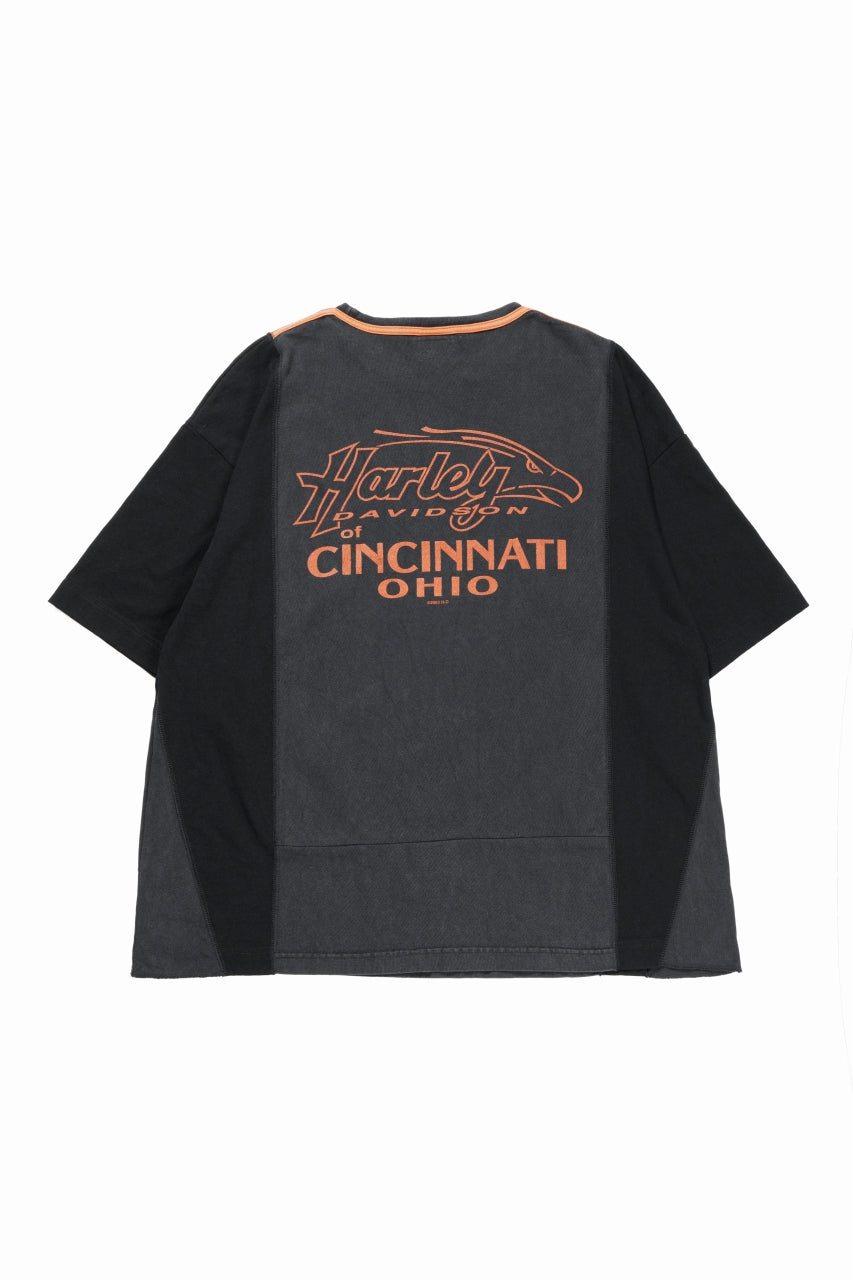 [ERA] MEN COLOR EDGE SLIM T /追跡付 CHANGES exclusive VINTAGE REMAKE SHORT SLEEVE TEE (BLACK #C