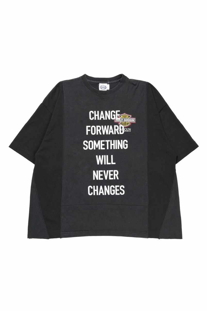 CHANGES exclusive VINTAGE REMAKE SHORT SLEEVE TEE (BLACK #E